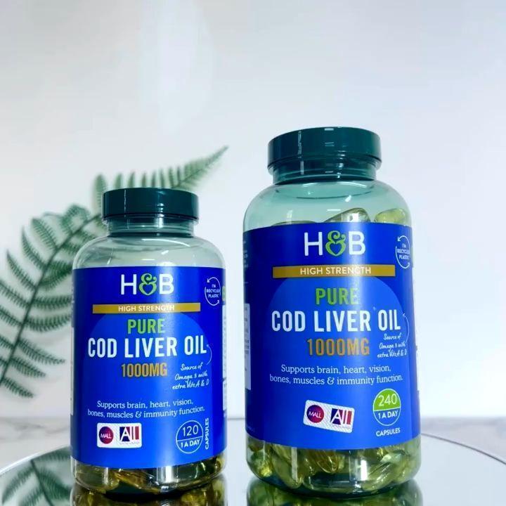 Công dụng chi tiết của sản phẩm của Dầu Gan Cá Tuyết Holland & Barrett Cod Liver Oil