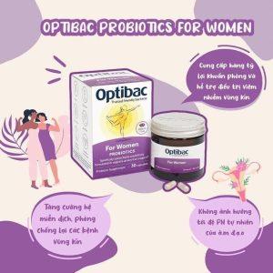 Viên Uống Optibac For Women Optibac Probiotics Hỗ Trợ Sức Khỏe Nữ Giới (90 viên)